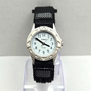 Womens Kids Timex T79051 Outdoors Black Fast Wrap Strap Watch New Battery